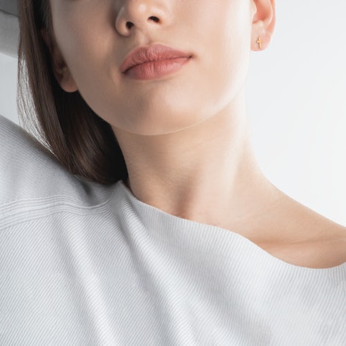 Kolczyki krzyże Savicki: złote